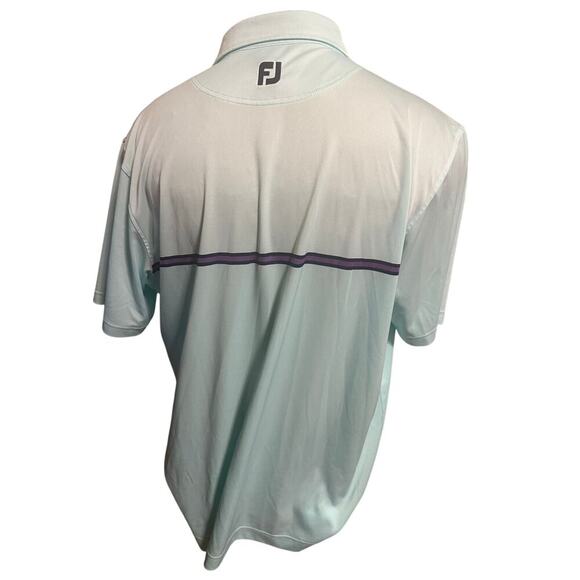 FootJoy Mens XXL Striped Short Sleeve Polo - Picture 3 of 7